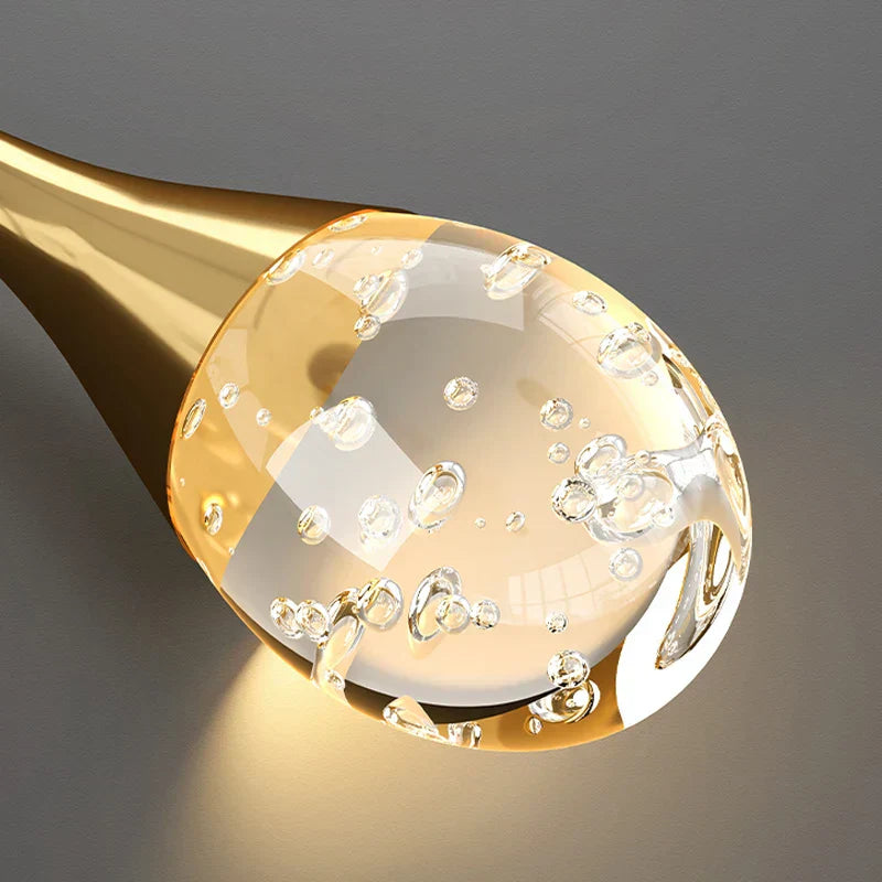 DecorBites™ Crystal Bubble Chandelier for Living, Dining, Bedroom - Modern Stairwell Design
