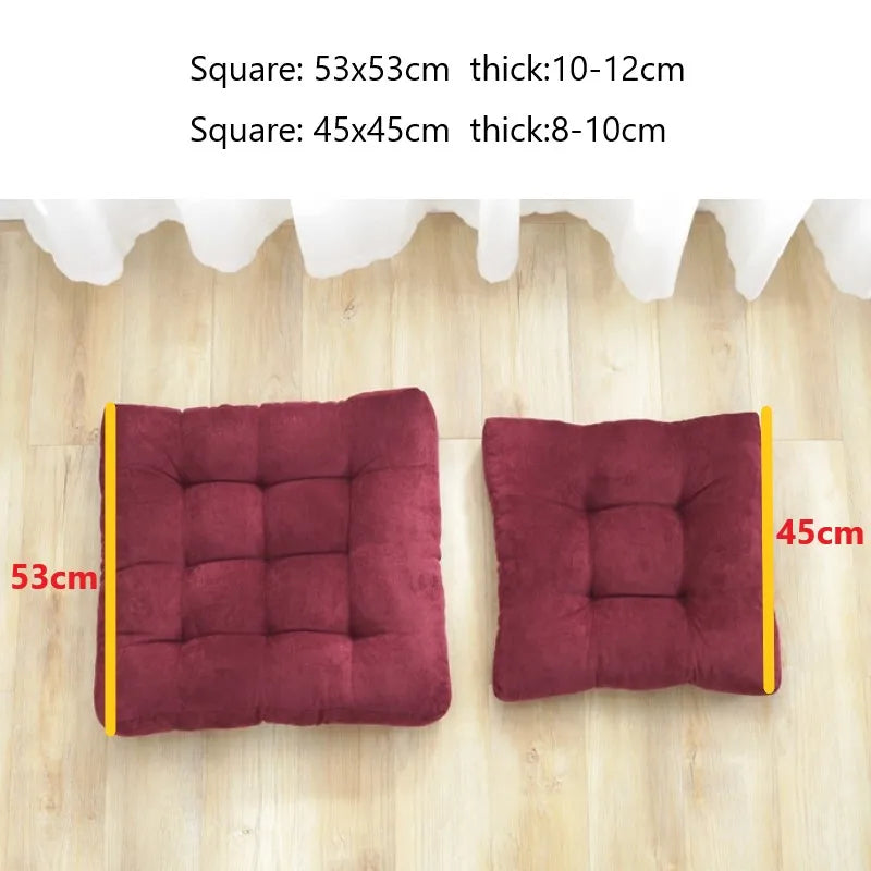 DecorBites™ Inyahome Square Floor Pillow Thick Cushion for Meditation, Yoga, Outdoor, Office