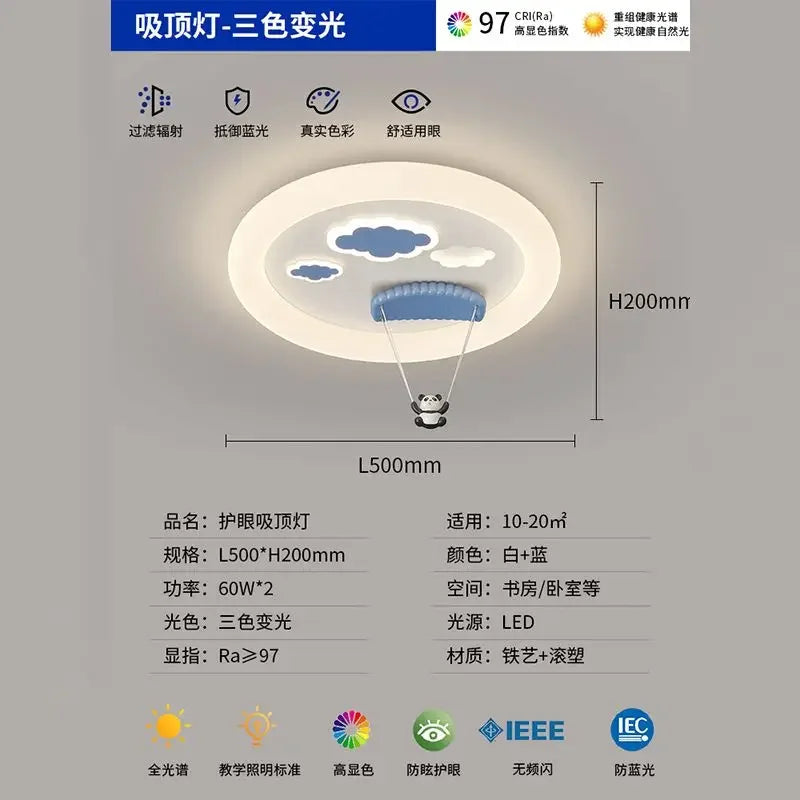DecorBites™ Kids Room LED Ceiling Chandelier, Cute & Modern Bedroom Light Fixture