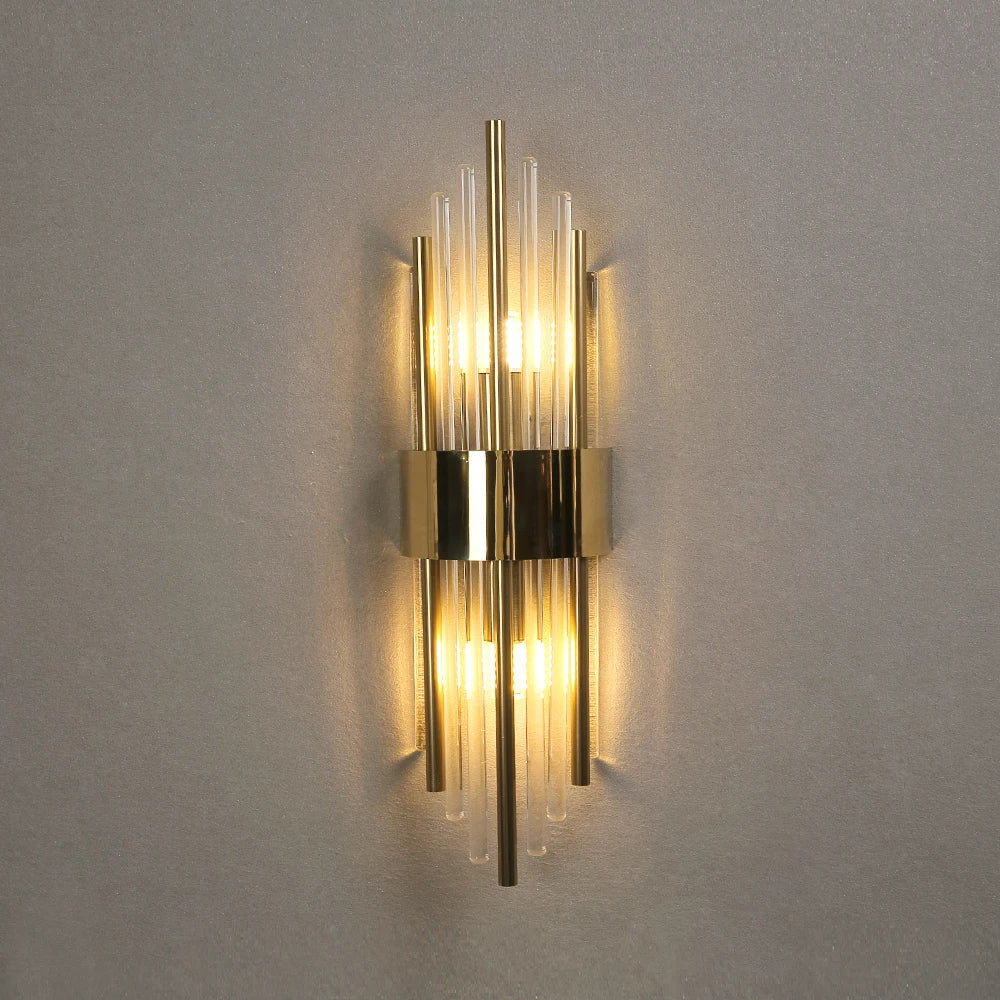 DecorBites™ Crystal Wall Lamp: Elegant Decor for Living Room, Bedroom, or Bedside Fixtures
