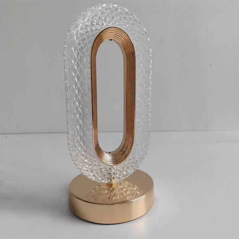 DecorBites™ Crystal Bedroom Table Lamp: Romantic LED Atmosphere, Creative Design
