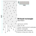 DecorBites™ Crystal Bubble Ball Pendant Light for Home Decor and Hospitality Spaces