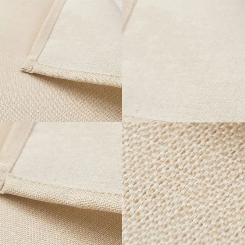 DecorBites™ Kitchen Table Mats Set of 4, 42*32cm, Cotton Linen Coasters for Dining Home Decor