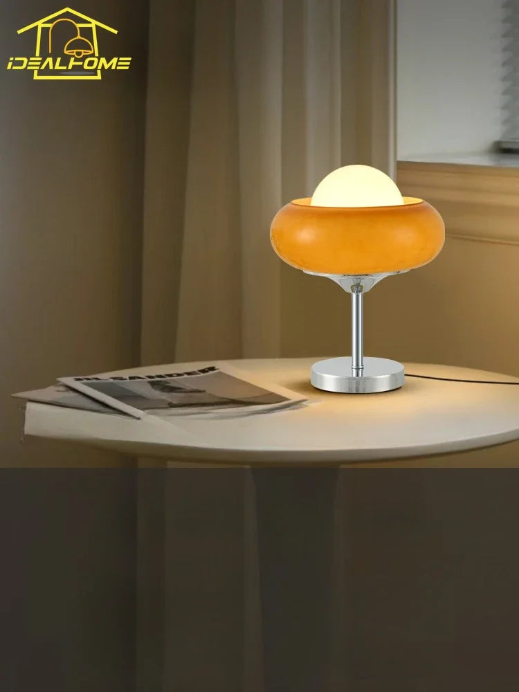 DecorBites™ Glass Iron LED Floor Lamp Modern Decor Art Stand Light Bedside Study Living