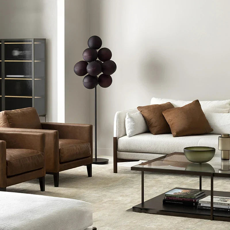 DecorBites™ Grape Chandelier: Modern Glass Ball Pendant Lamp for Living Room and Bedroom