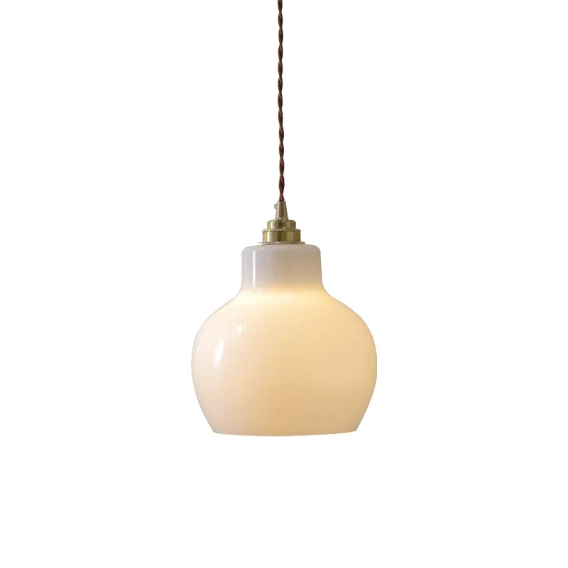DecorBites™ Green Glass LED Pendant Lights Modern Hanging Lamp Home Decor