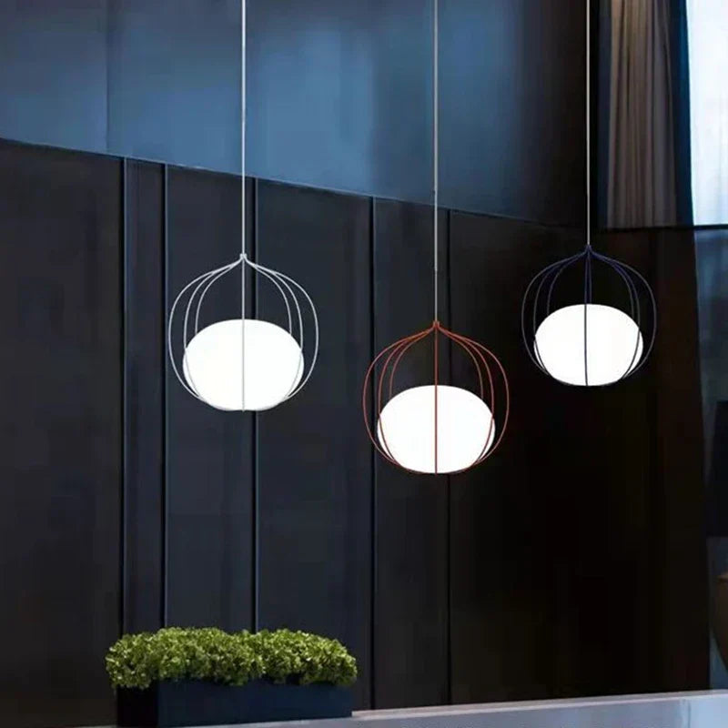 DecorBites™ Birdcage Pendant Light | Nordic Design Iron Fixture for Home Dining Room & Bedroom