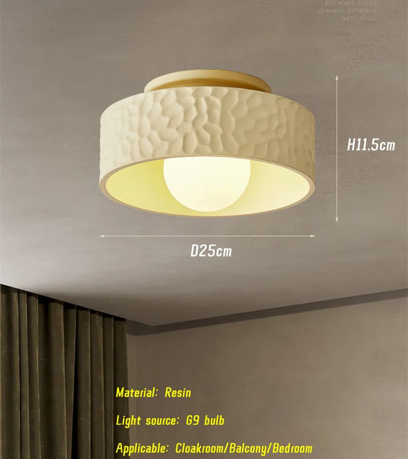 DecorBites™ Cream Ceiling Light LED Fixture for Living Room Bedroom Hallway