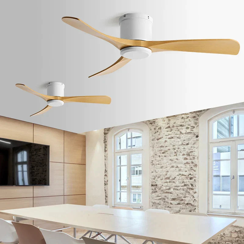 DecorBites™ Black DC Motor Ceiling Fan Remote Control 35W for Home Restaurant