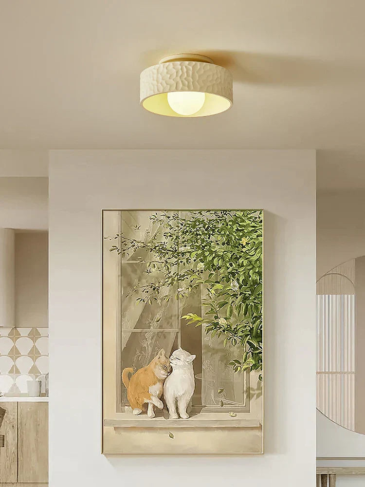 DecorBites™ Cream Ceiling Light LED Fixture for Living Room Bedroom Hallway