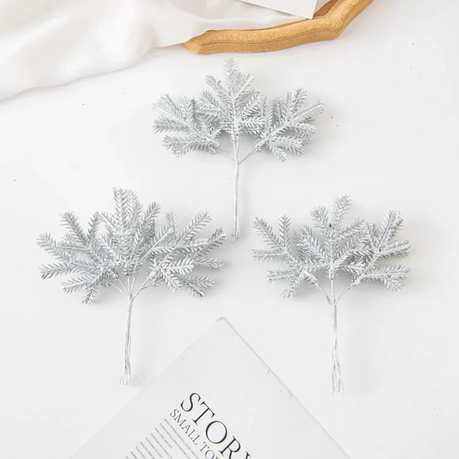 DecorBites™ Golden Frost Artificial Branches for Home Decor, Wedding & Photography Background