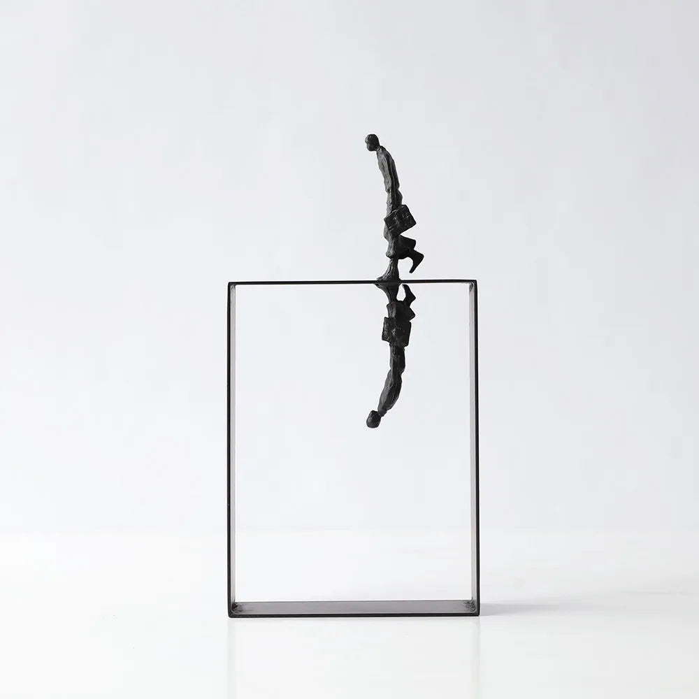 DecorBites™ Abstract Resin Sculpture Encounter Ornament - Home Decor Figurine