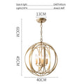 DecorBites™ Gold Crystal Chandelier: Modern Dining Room Kitchen Bedroom Ceiling Light
