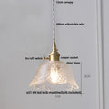 DecorBites™ Clear Glass LED Pendant Lamp for Dining Coffee Restaurantr Aisle - Modern Nordic Design