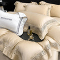 DecorBites™ Eucalyptus Lyocell 1000TC Luxury Bedding Set with Wide Edge, Soft Silky & Breathable