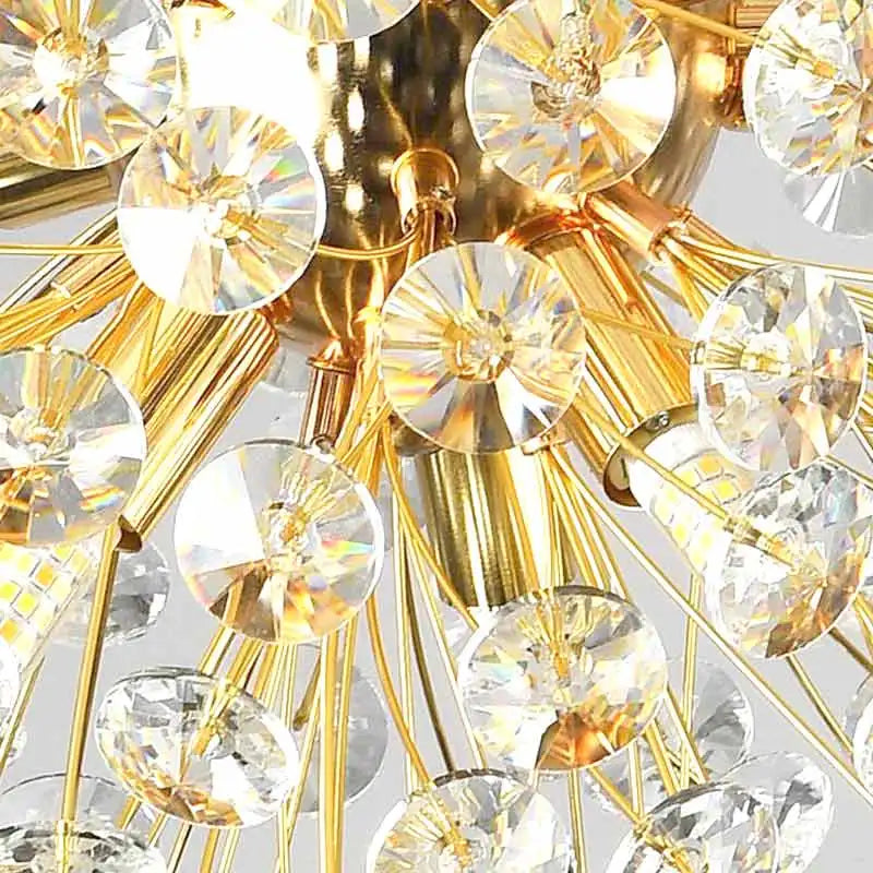 DecorBites™ Crystal LED Ceiling Pendant Chandelier for Home Decoration and Lighting