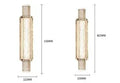 DecorBites™ Crystal Glass Bubble Wall Lights - Gold Color LED Mounted Bedroom Wall Lamps