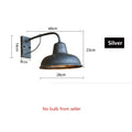 DecorBites™ Iron Outdoor Garden Wall Lamp for Porch, Patio, or Restaurant Lighting