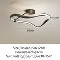 DecorBites™ LED Ceiling Light: Modern Minimalist Nordic Design for Bedroom, Living Room, Study, Kitchen & Restaurant