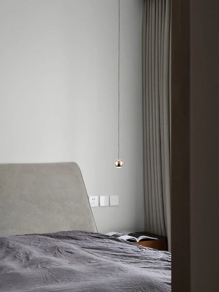DecorBites™ Gold LED Pendant Lamp Luxurious Hanging Lights 7W for Dining Room Bedroom