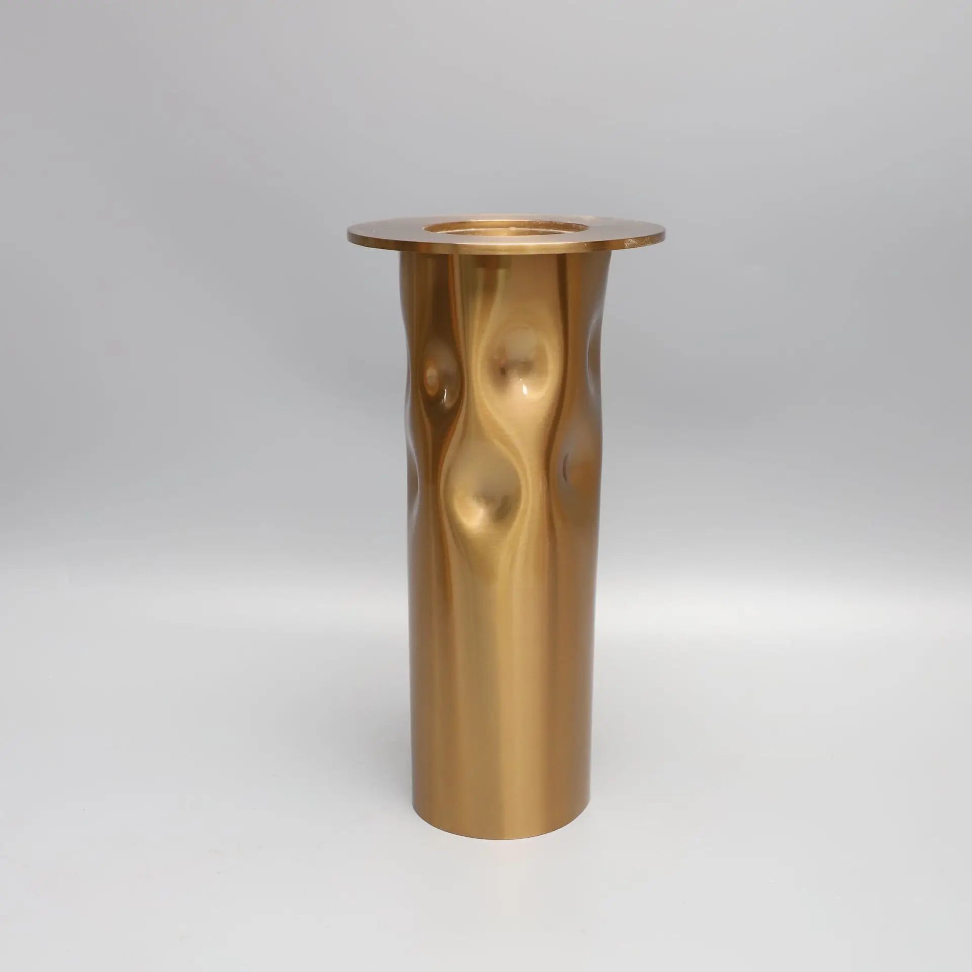 DecorBites™ Golden Metal Candlestick Holder Candelabrum for Room Decor