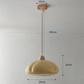 DecorBites™ Glass Pumpkin Chandelier for Restaurant Balcony and Bedroom Lighting