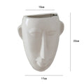 DecorBites™ Abstract Human Face Ceramic Vase Plant Pot Room Decoration