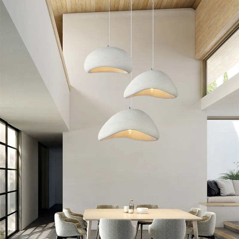 DecorBites™ Handmade Wabi Sabi LED Chandelier Modern Bedroom Lighting Pendant Lamp