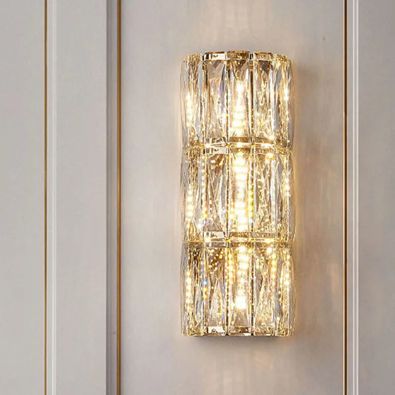DecorBites™ Crystal LED Wall Lamp for Living Room Aisle Bedroom Staircase Decoration