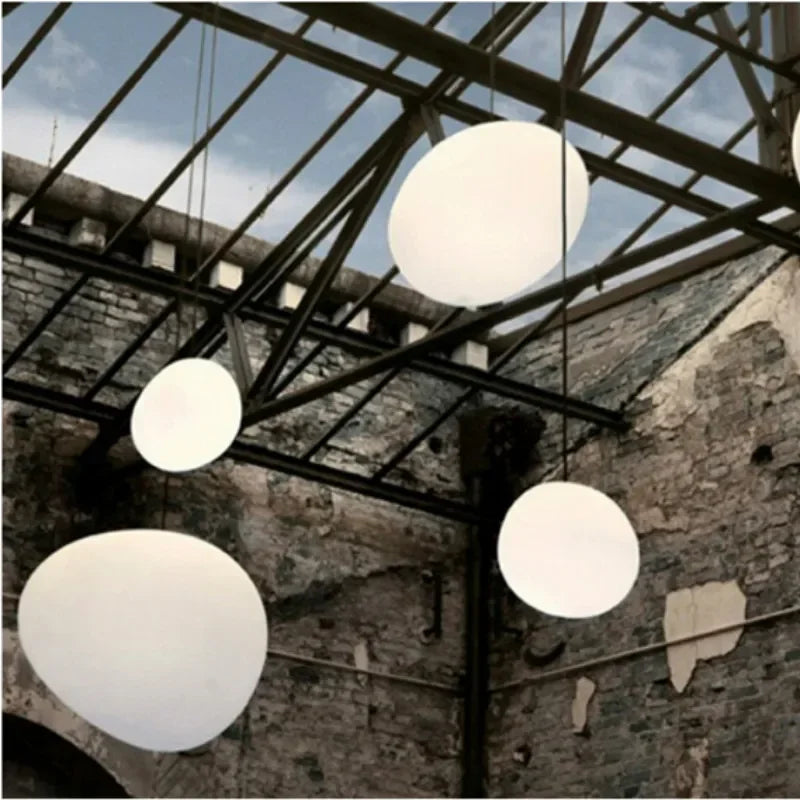 DecorBites™ Glass Ball LED Pendant Lights for Home Decor, Living/Dining Room, Bar, & Stairs