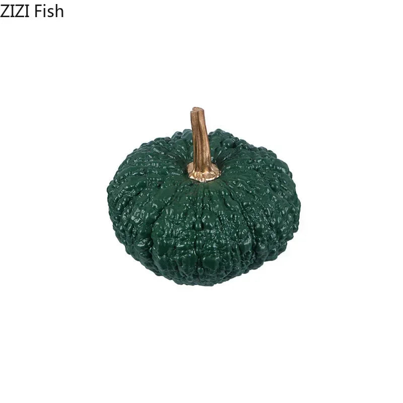 DecorBites™ Gold Pumpkin Resin Sculpture Ornaments Home Decor-Artistic Room Aesthetics
