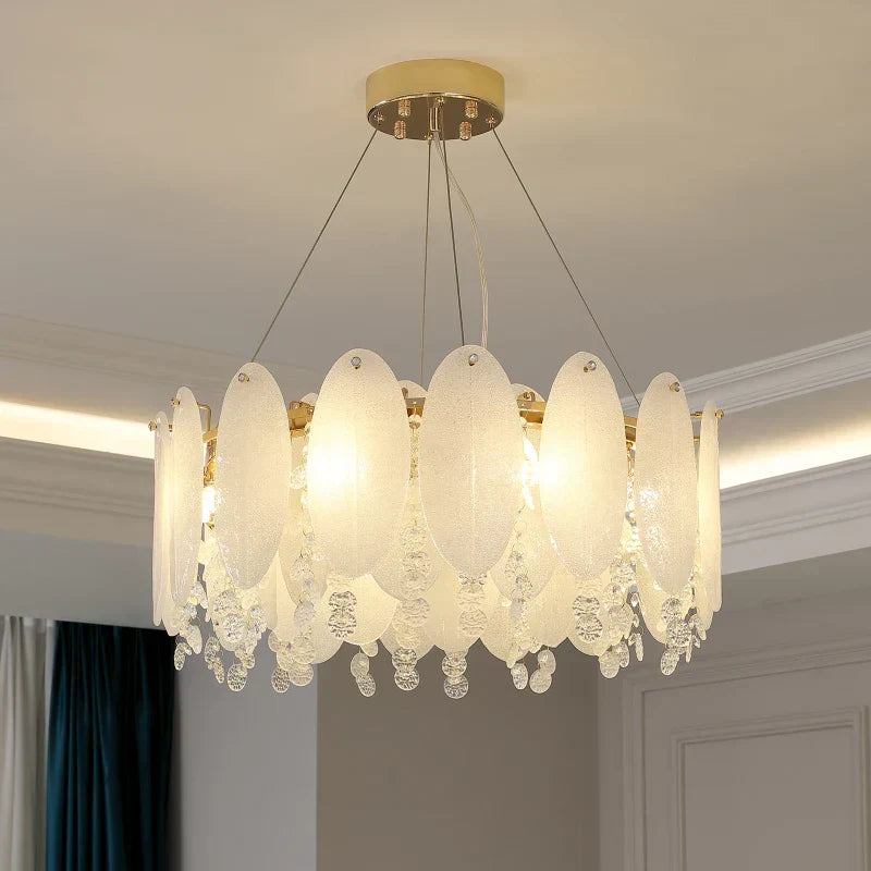 DecorBites™ Cream Wind LED Chandelier for Master Bedroom, Living Room & Children's Room