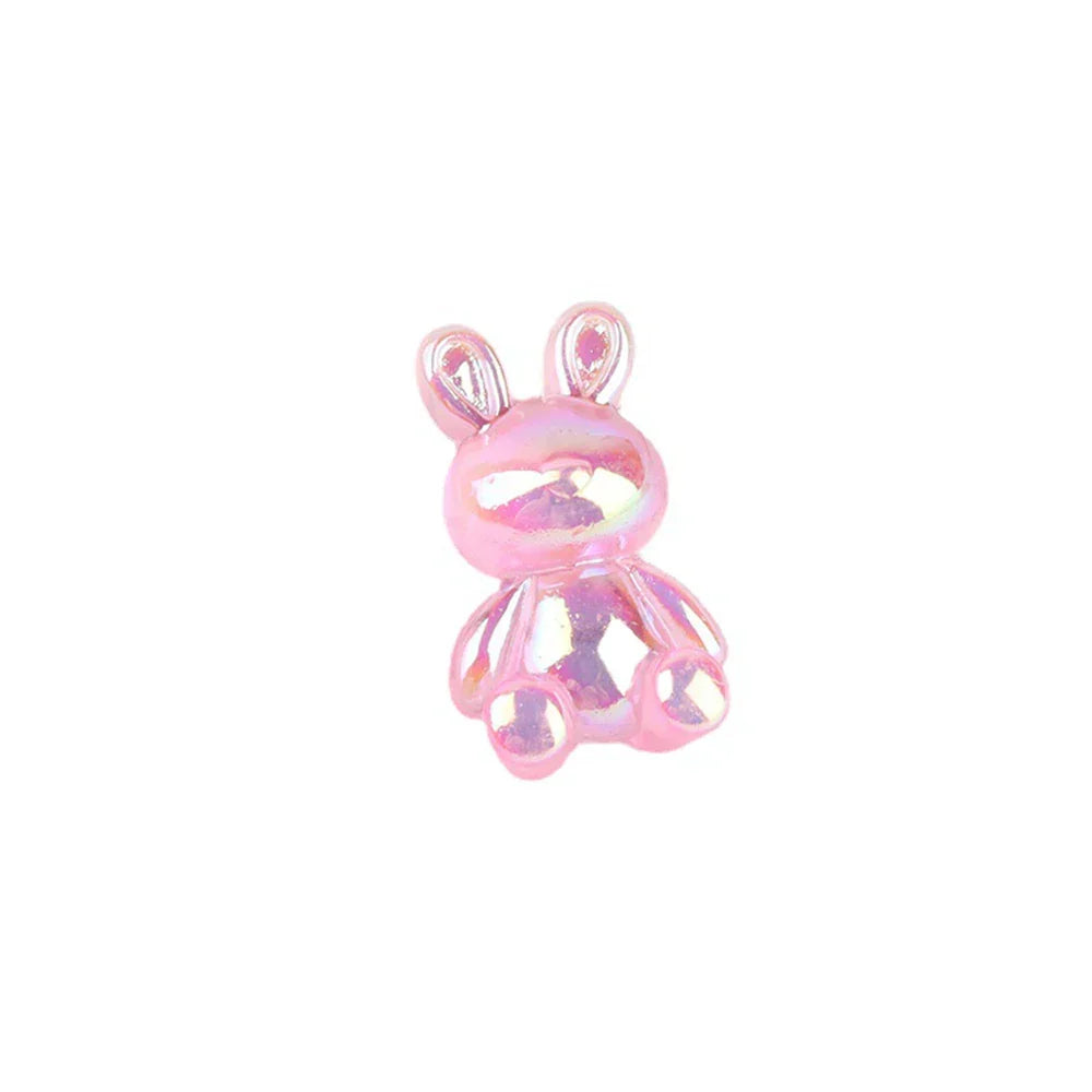 DecorBites™ Kawaii Rabbit Resin Cabochon for Scrapbooking and DIY Crafts
