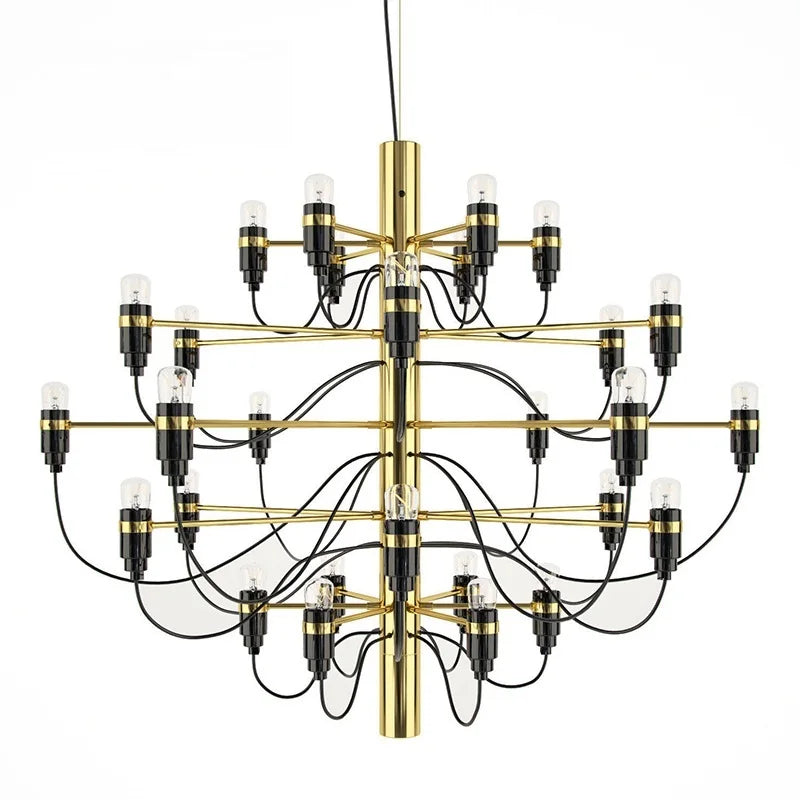 DecorBites™ LED Candle Chandelier: Elegant Italian Design Pendant Light for Home Decor
