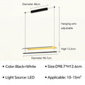 DecorBites™ Lamina LED Pendant Light: Minimalist Design for Office, Living Room, Restaurant, Bar.