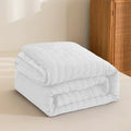 DecorBites™ King Size Seersucker Quilt: Soft, Breathable, All-Season Comforter