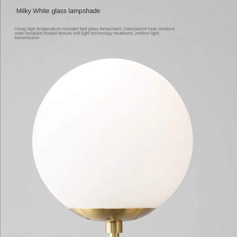 DecorBites™ Glass Ball LED Pendant Light in Golden Finish for Modern Home Decor.