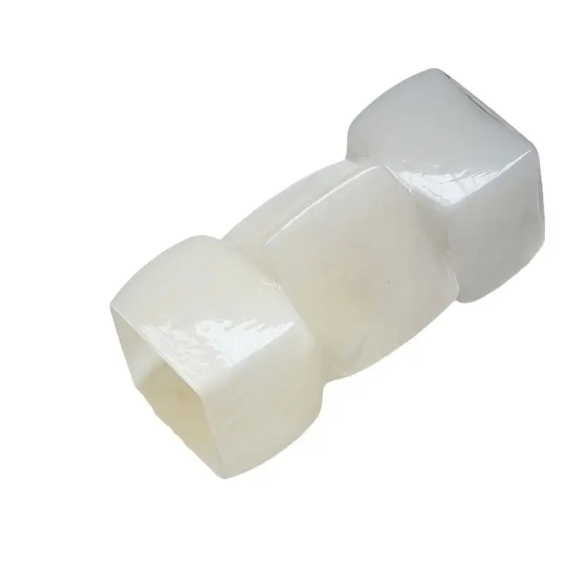 DecorBites™ Geometric Square Vase Table Soft Decoration Glass Decor for Hotel TV Counter