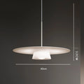 DecorBites™ Circular Coffee Shop Pendant Light: Creative Designer Homestay Lamp