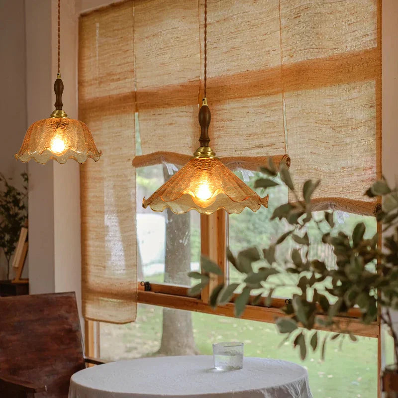 DecorBites™ Cracked Glass LED Pendant Lights for Home Decor, Restaurant, Living Room, Kitchen