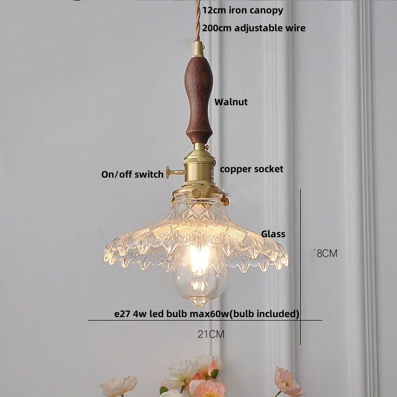 DecorBites™ Glass LED Pendant Light - Modern Nordic Design for Kitchen, Restaurant, Living Room