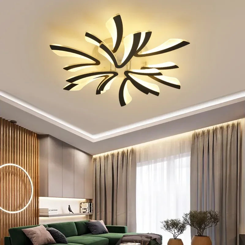 DecorBites™ LED Ceiling Chandelier with Remote Control for Home Décor