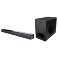 SuperSonic 2.1 Channel Bluetooth Soundbar with Ambient Lighting and Wireless Subwoofer