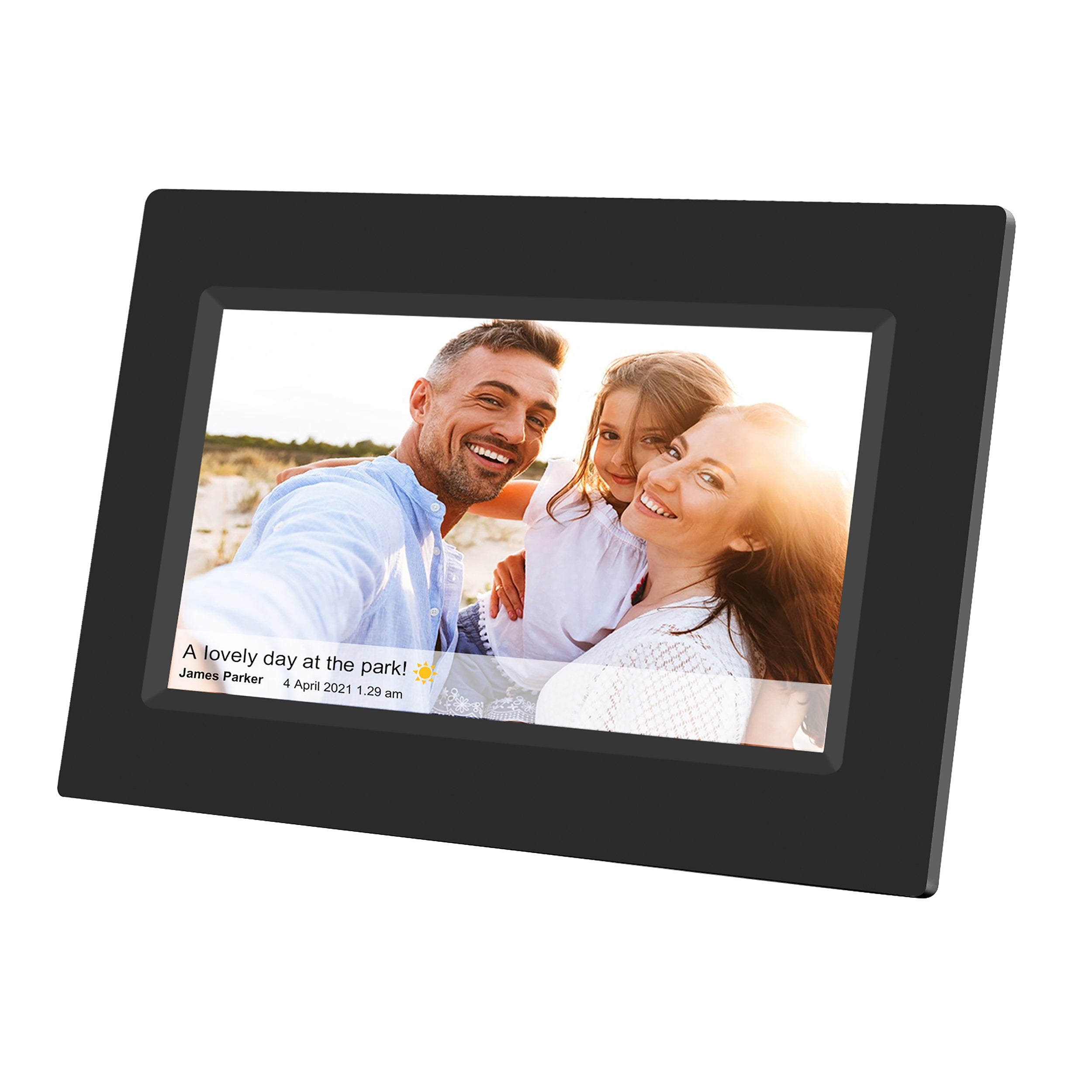 SuperSonic 10 Inch Smart Digital Photo Frame in Black with 16gb Internal Storage