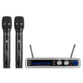 SuperSonic UHF Dual Fixed Channel Wireless Microphone System with 300ft Range
