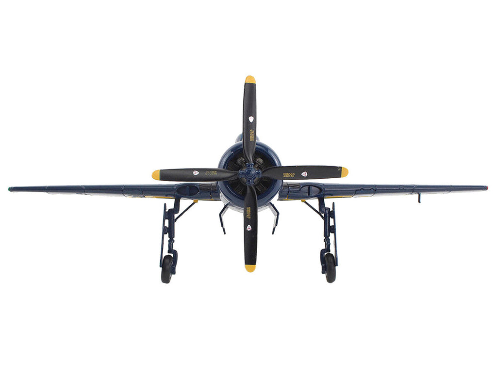 Grumman F8F Bearcat Fighter Aircraft "Blue Angels (#1-5 decals)" (1946) United States Navy "SkyMax Models" Series 1/72 Diecast Model by Hobby Master