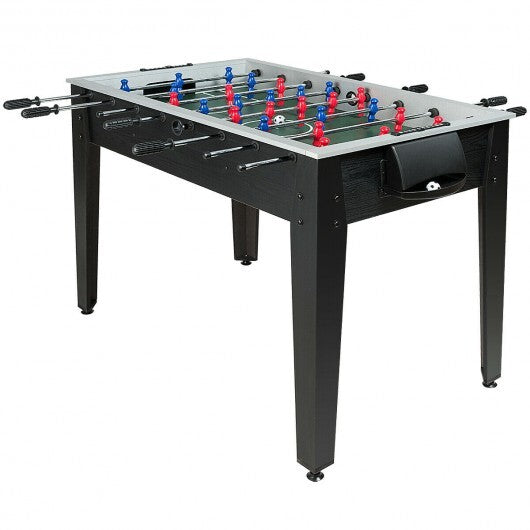 48 Inch Competition Sized Home Recreation Wooden Foosball Table-Brown