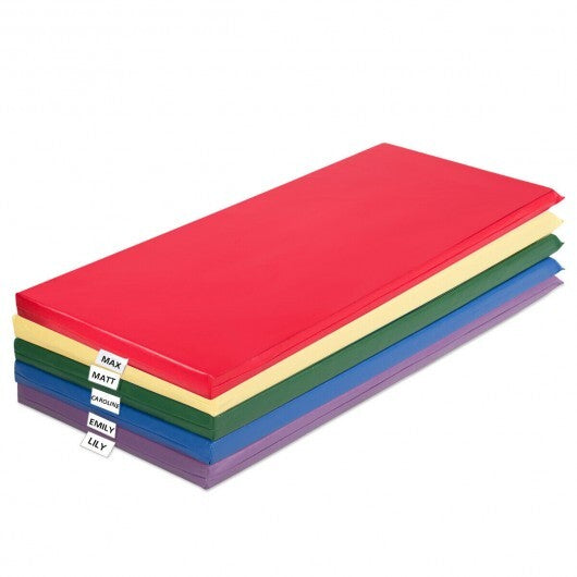 5 Pack 2 Inch Toddler Thick Rainbow Rest Nap Mats