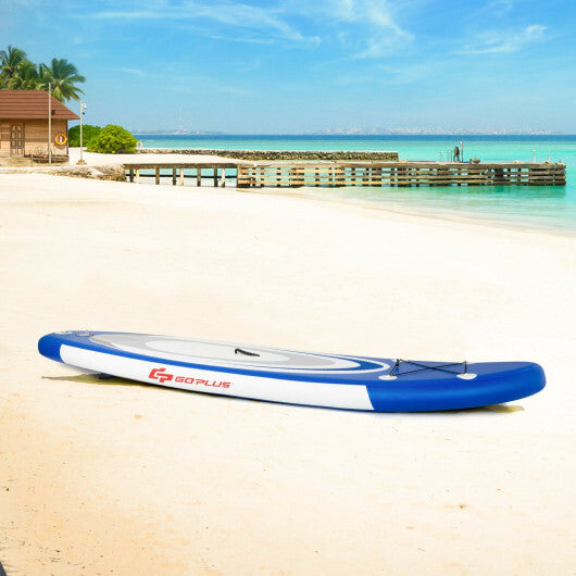 11 Feet Adjustable Inflatable Stand up Paddle SUP Surfboard with Bag