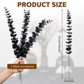 DecorBites™ Golden Eucalyptus Leaves Stem x10 - Artificial Autumn Wedding DIY Decoration